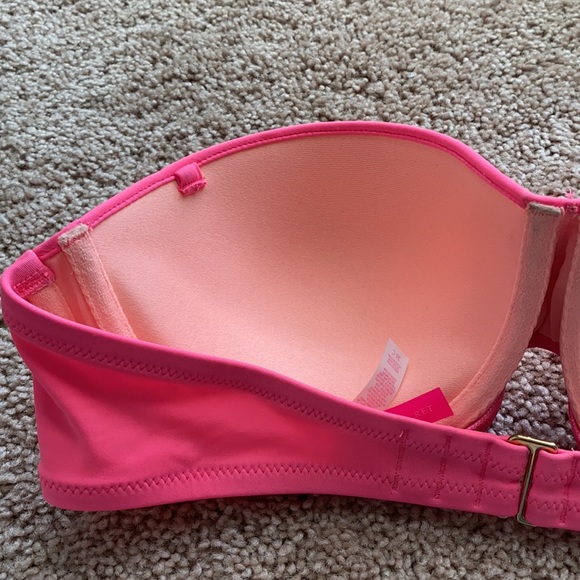 Victoria’s Secret Pink Bandeau Swim Top 36C - Picture 5 of 7